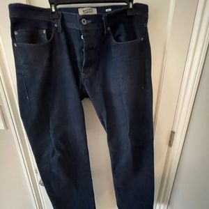 Naked and Famous Mass Drop Colab raw denim size 38